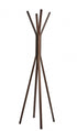 16.5" x 16.5" x 68.25" Natural Coat Rack